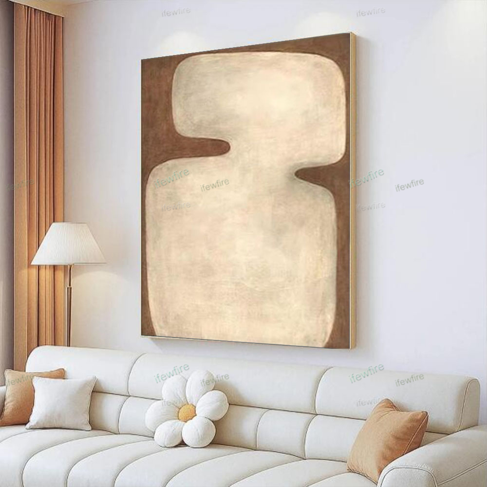 Home Decor Color Palettes - Lukisan Minyak Abstrak 100% Dilukis Tangan
