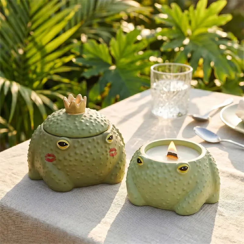 Home Decor Handmade - Cetakan Lilin Silikon untuk Katak Pangeran,