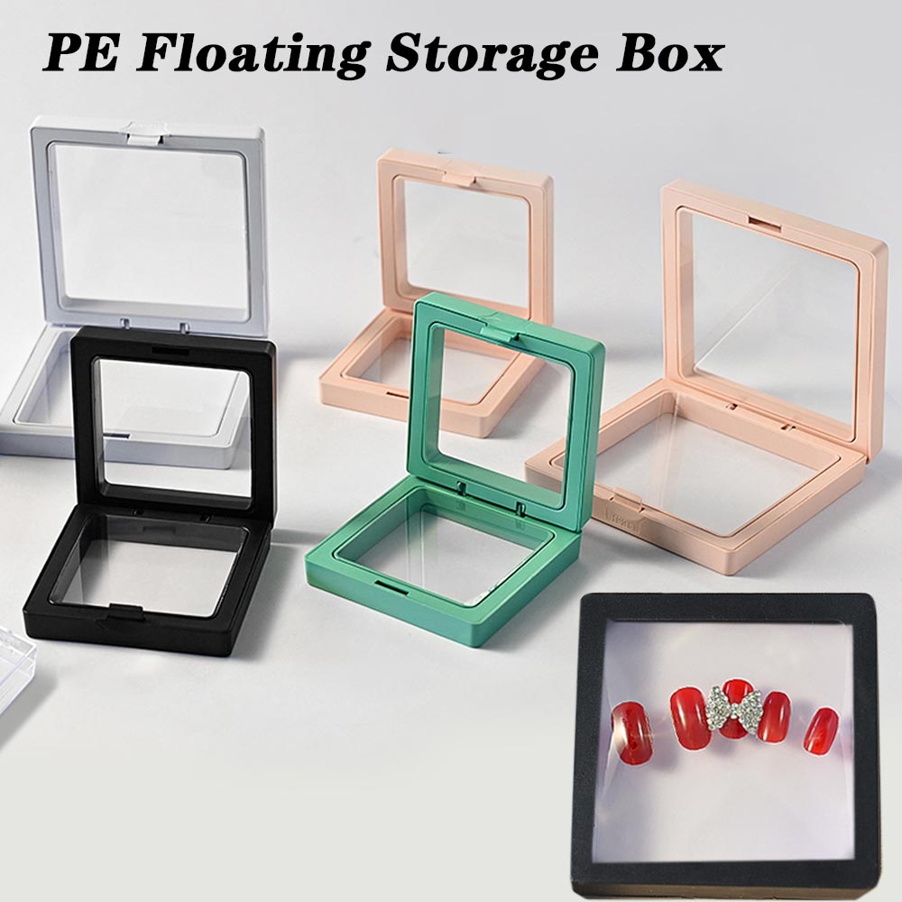 Floating Shelves - Kotak penyimpanan kuku palsu, 5 buah