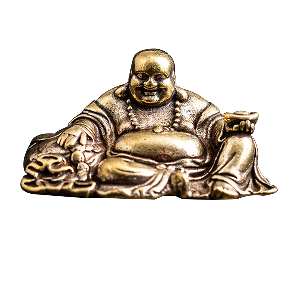 Home Decor Handmade - 1Pcs Patung Maitreya Kerajinan Tembaga Hiasan