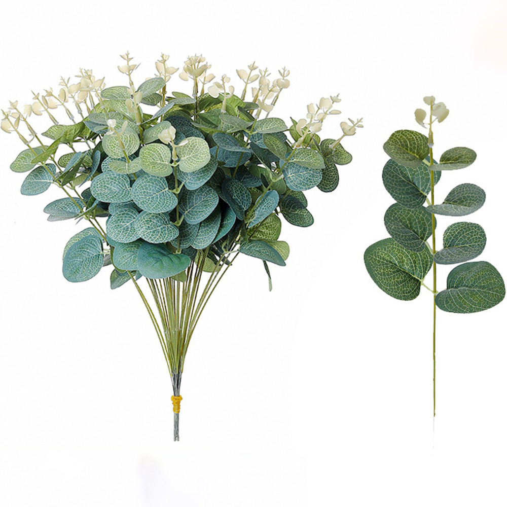 Home Decor Scrap - 20 buah tanaman palsu sutra daun