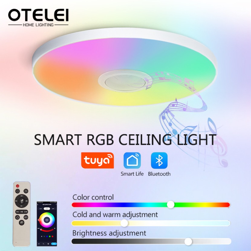 Home Decor Free App - Lampu plafon musik pintar TUYA, lampu