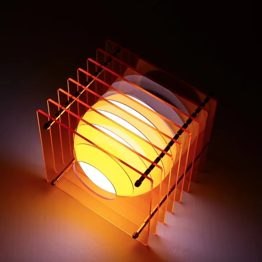 Home Decor Lamp - Lampu Bulan DIY Akrilik Seribu Lapis