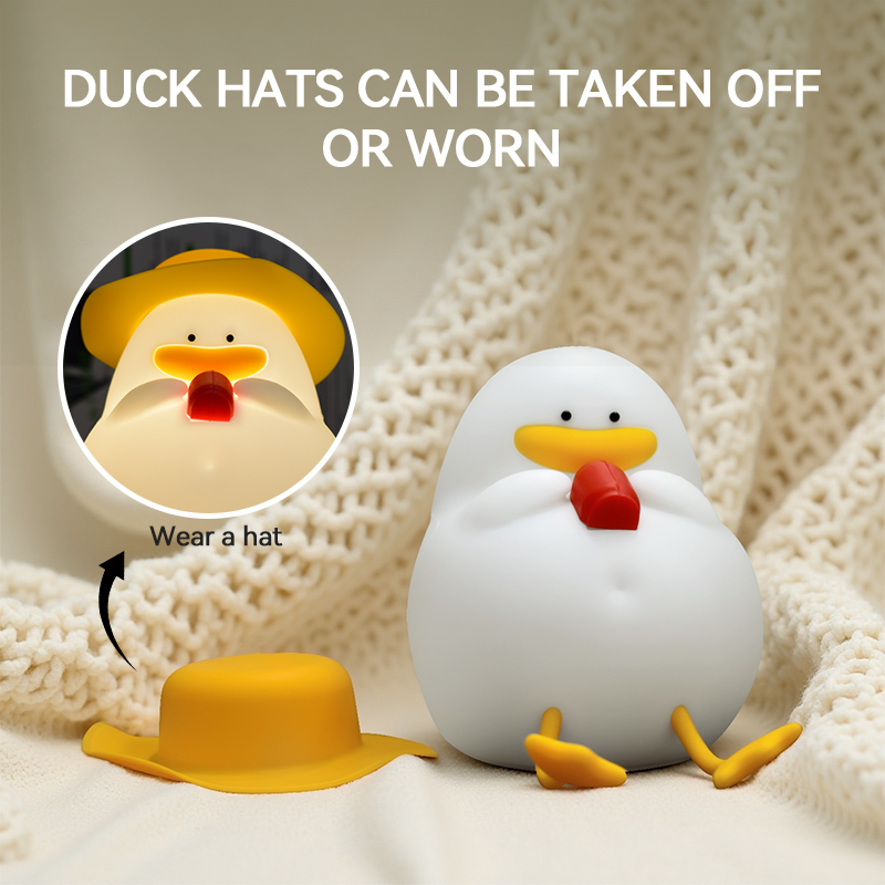 Home Decor Lamp - Lampu Malam Happy Duck, Lampu Samping