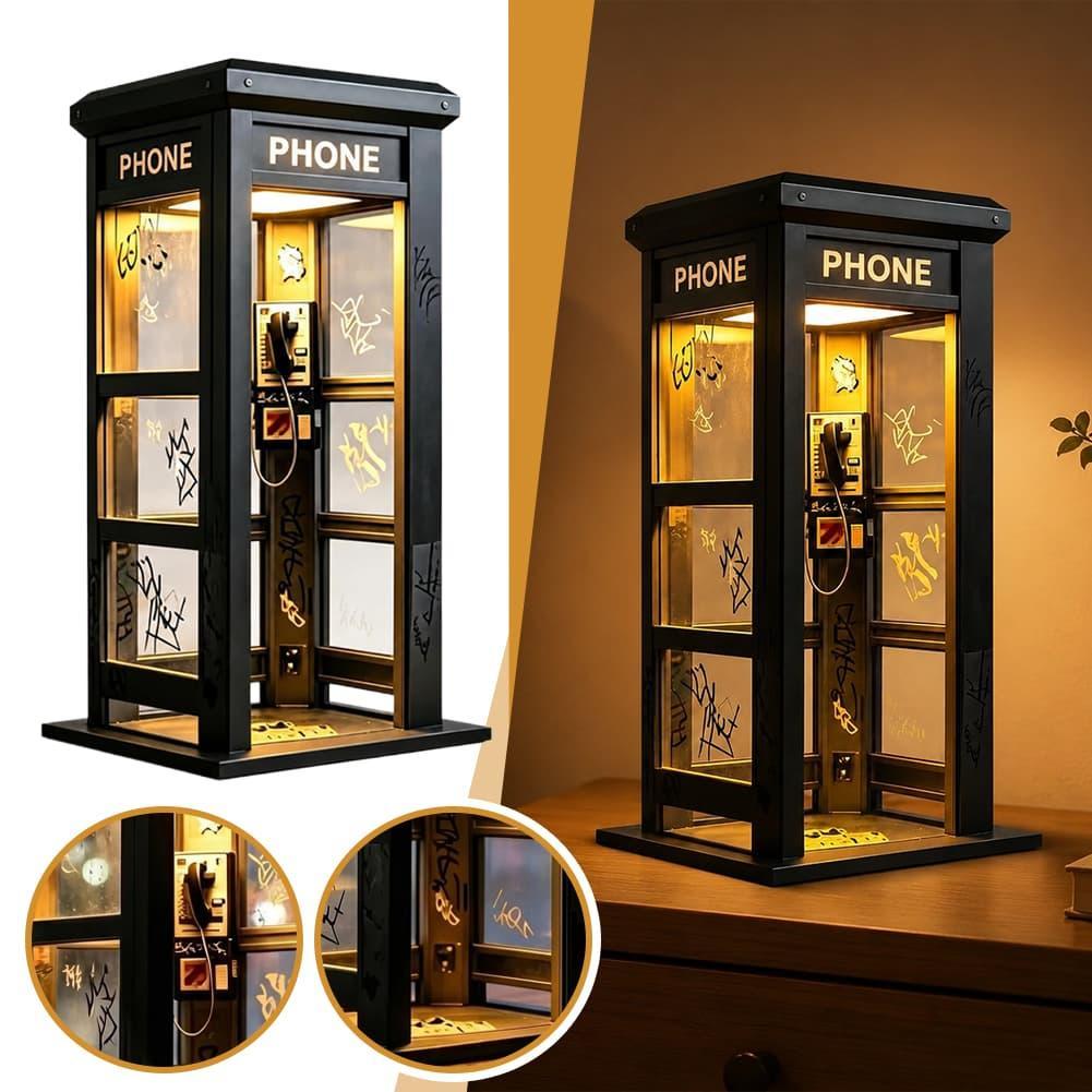 Home Decor Lamp - Lampu Meja Bentuk Telepon Kabin London
