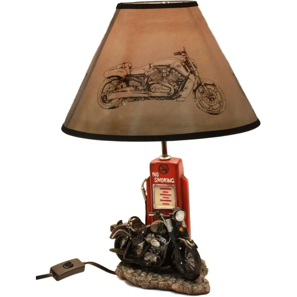 Home Decor Lamp - Lampu Meja Pompa Bensin Motor Retro