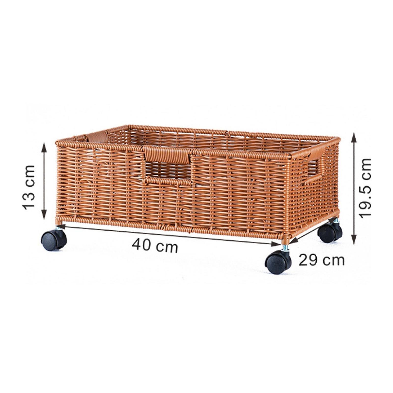 Home Decor Hampers - Keranjang Penyimpanan dengan Roda Dekoratif Multifungsi