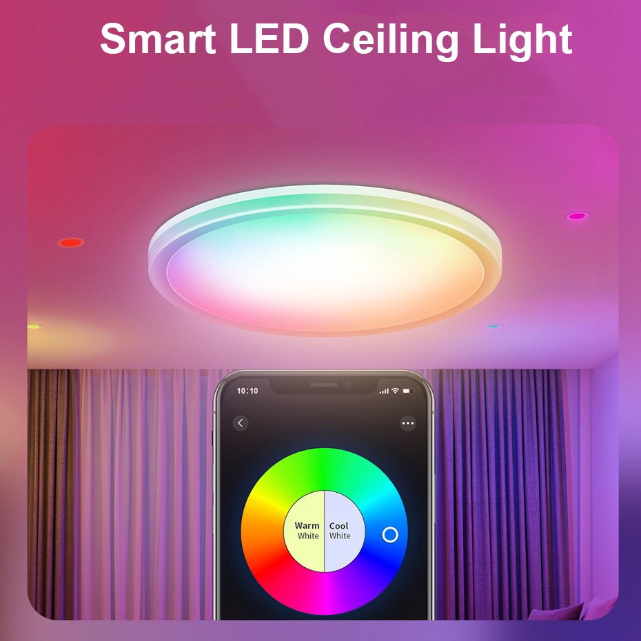 Home Decor Free App - Lampu Langit-langit Pintar LED Ultra Tipis