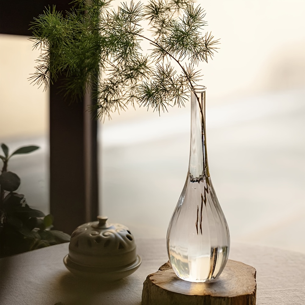 Vas Kaca Bening Elegan Gaya Ci - Home Decor Zen Style ulasan dan harga