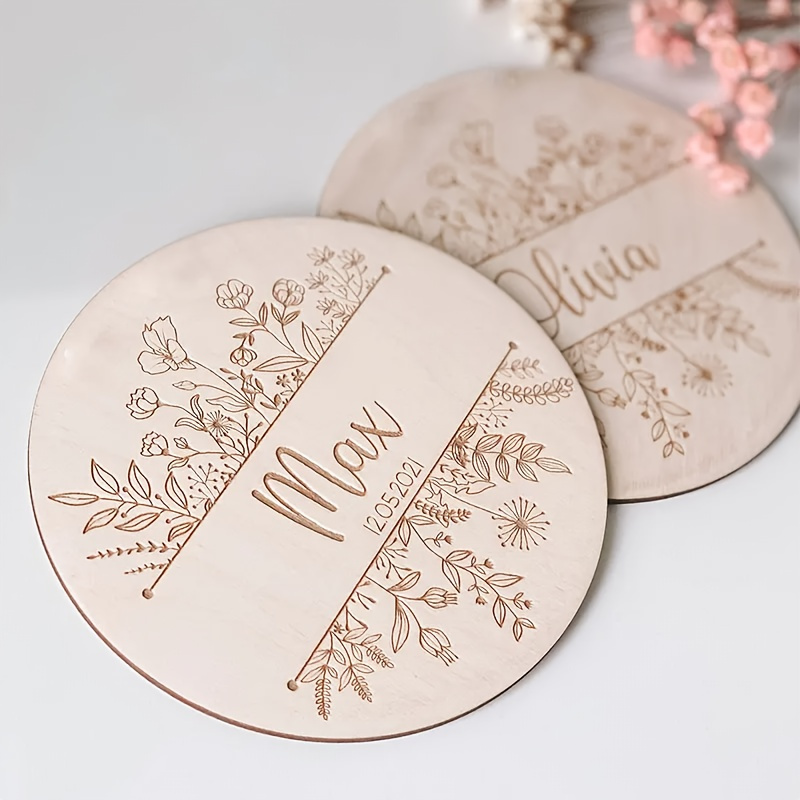 Plakat Nama Berukir Bunga yang - Home Christmas Decor ulasan dan harga