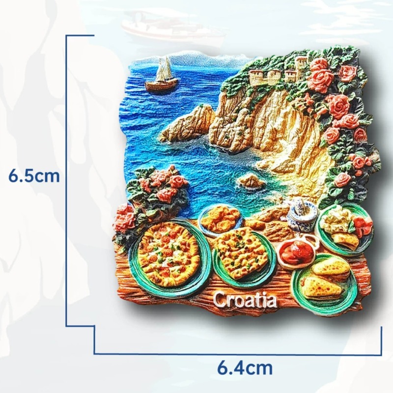 Magnet Kulkas Kroasia, Suvenir - Home Decor Zagreb ulasan dan harga
