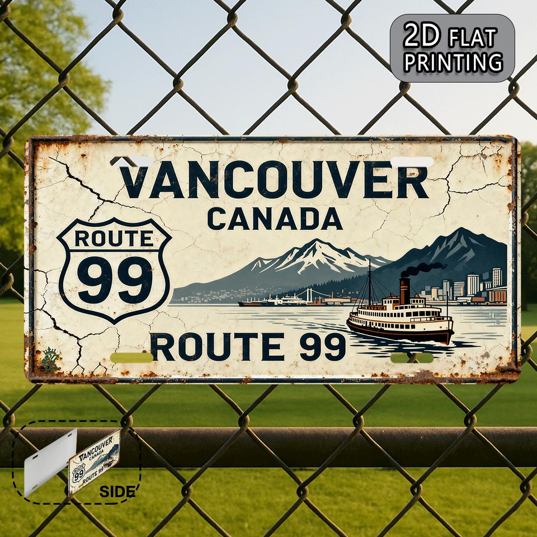 Papan Tanda Logam 2D Datar, 1  - Home Decor Vancouver ulasan dan harga