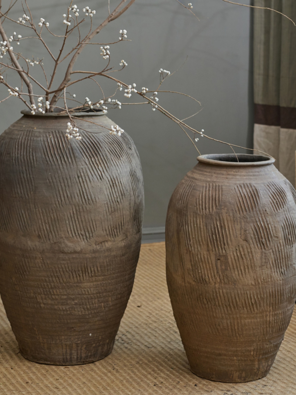 Vas Bunga Terakota Besar Gaya  - Home Decor Zen Style ulasan dan harga