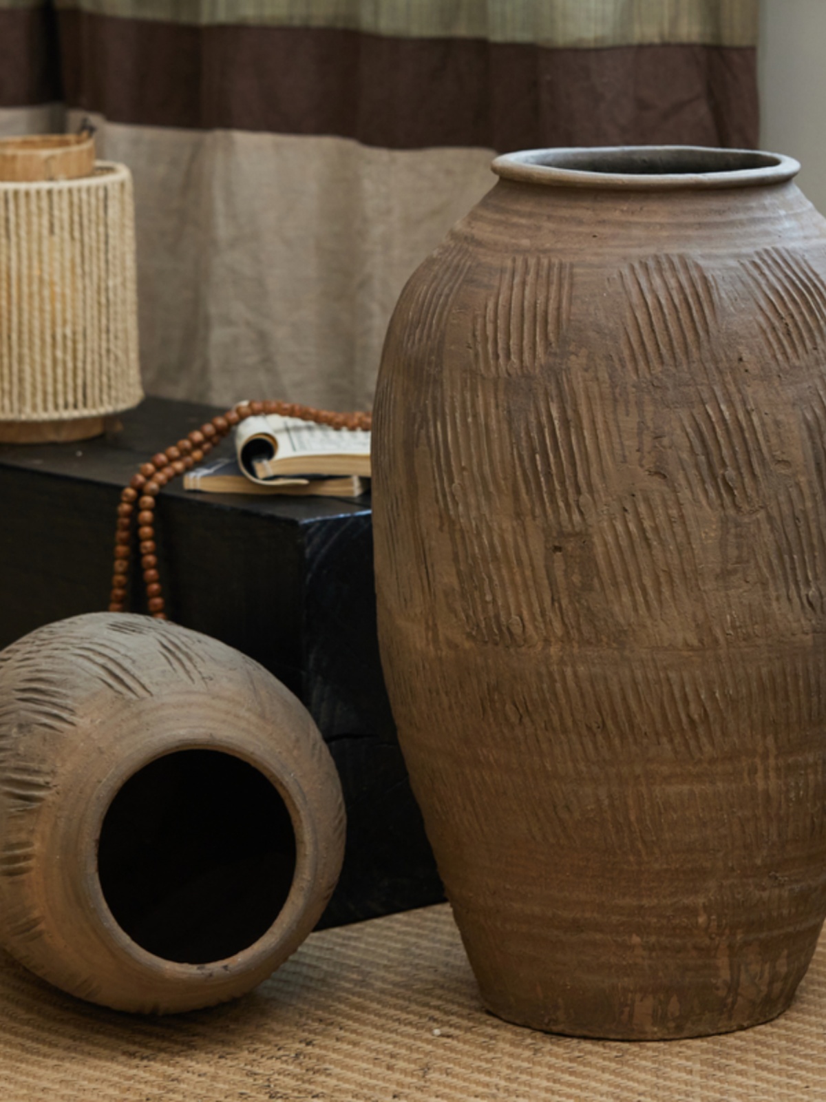 Vas Bunga Terakota Besar Gaya  - Home Decor Zen Style ulasan dan harga