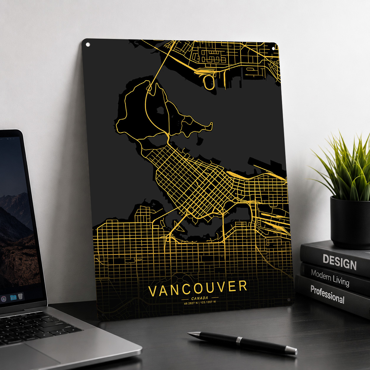 Peta Kota Vancouver Emas denga - Home Decor Vancouver ulasan dan harga