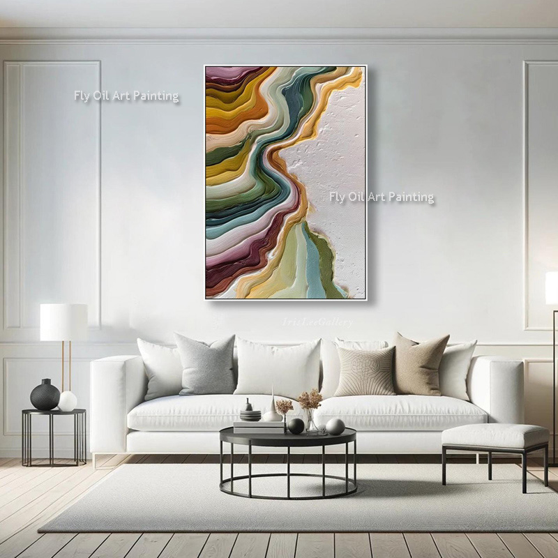 Lukisan Minyak Pemandangan Gun - Home Decor Color Palettes ulasan dan harga