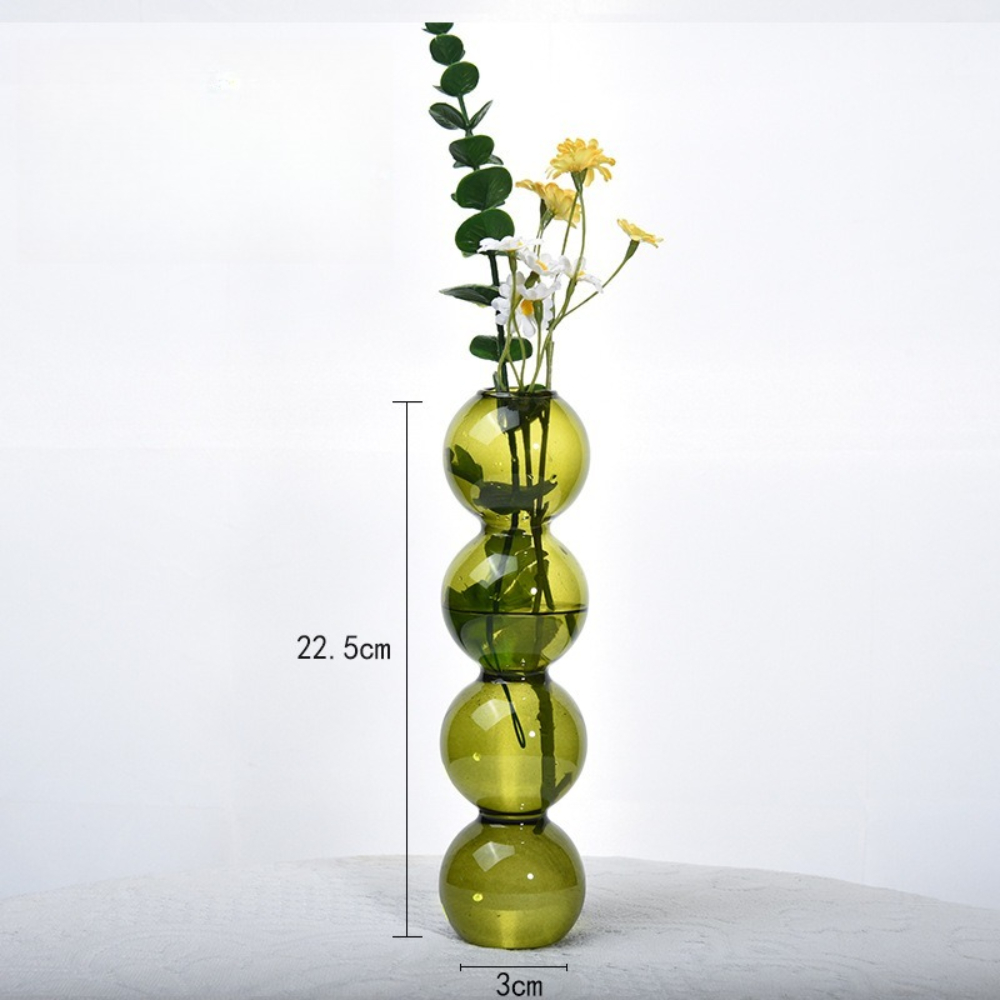 Vas Kaca Warna-warni Sederhana - Glass Vase Nordic ulasan dan harga