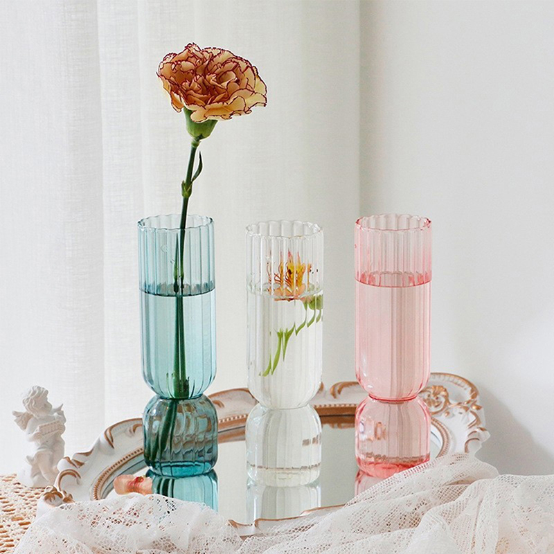 Vas kaca Nordic, vas kaca keci - Glass Vase Nordic ulasan dan harga