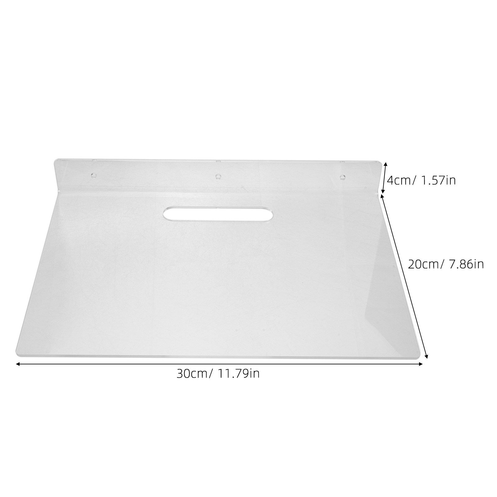 1Set Rak Dinding Akrilik Bentu - Floating Shelves ulasan dan harga