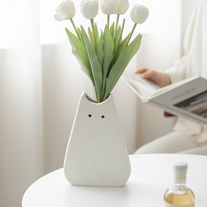 Vas Keramik Bergaya Kucing yan - Glass Vase Nordic ulasan dan harga