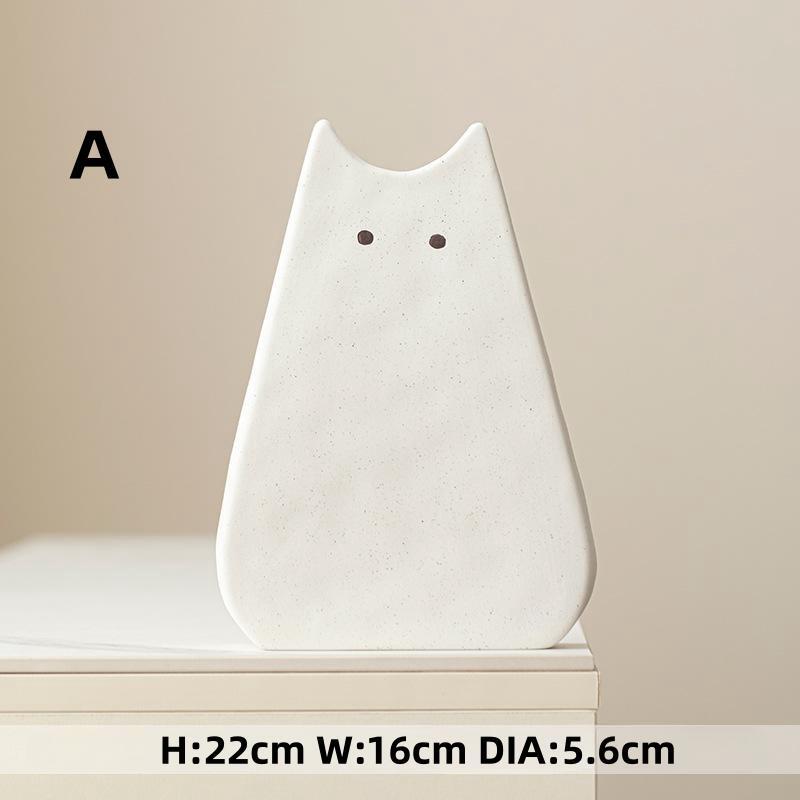 Vas Keramik Bergaya Kucing yan - Glass Vase Nordic ulasan dan harga