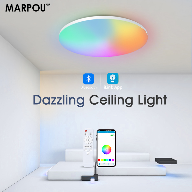 MARPOU lampu langit-langit RGB - Home Decor Free App ulasan dan harga