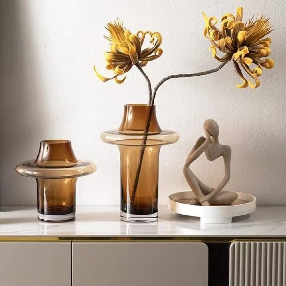 Vas Bunga Kaca Sederhana Moder - Glass Vase Nordic ulasan dan harga