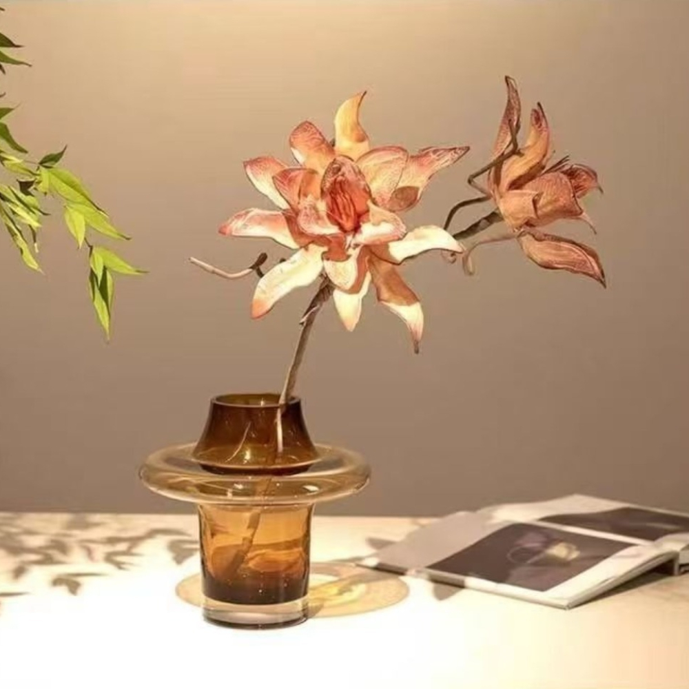 Vas Bunga Kaca Sederhana Moder - Glass Vase Nordic ulasan dan harga