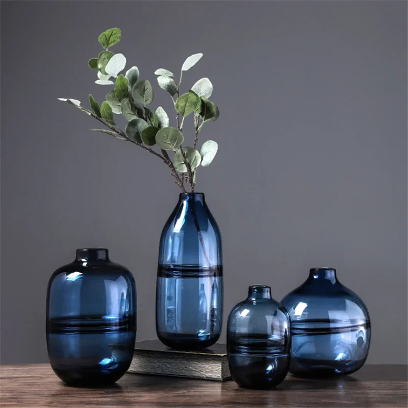 Ornamen dekorasi bunga transpa - Glass Vase Nordic ulasan dan harga