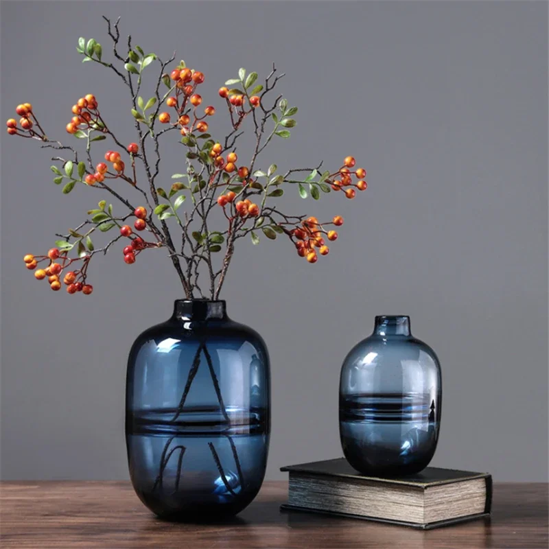 Ornamen dekorasi bunga transpa - Glass Vase Nordic ulasan dan harga