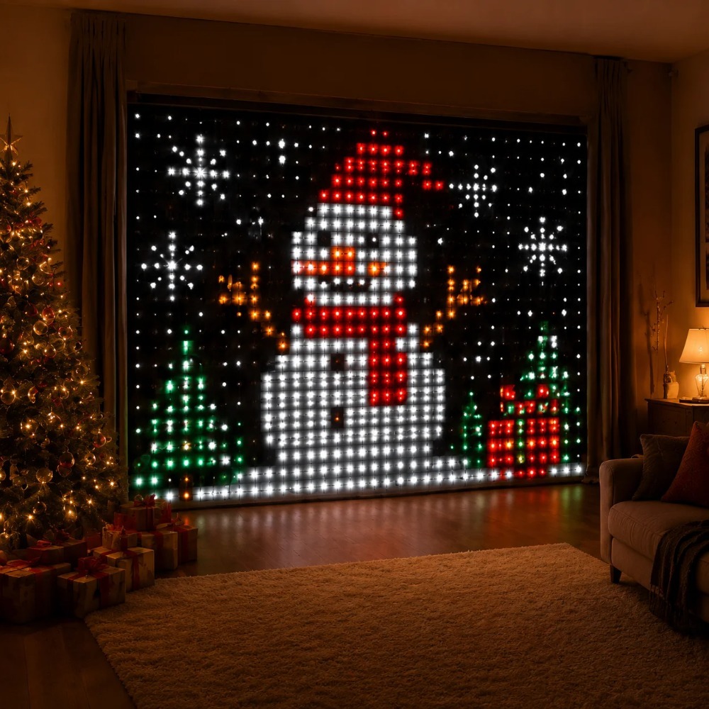 Lampu Tirai LED Pixel dengan K - Home Decor Free App ulasan dan harga