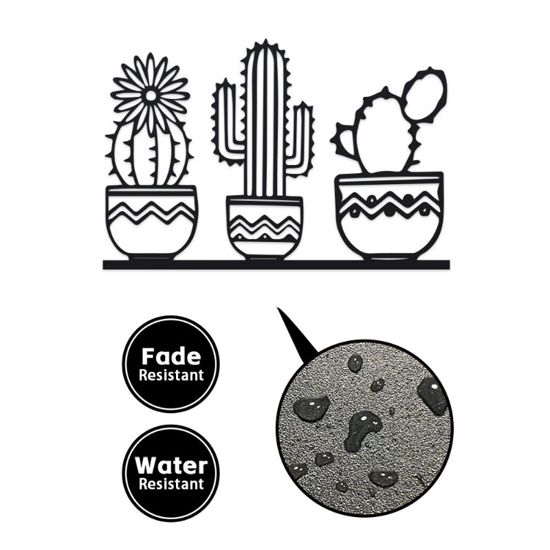 Dekorasi Dinding Logam Kaktus  - Home Decor Garden Ideas ulasan dan harga