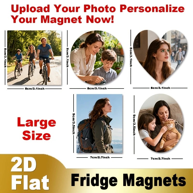 Magnet Kulkas Foto Kustom 2D D - Home Christmas Decor ulasan dan harga