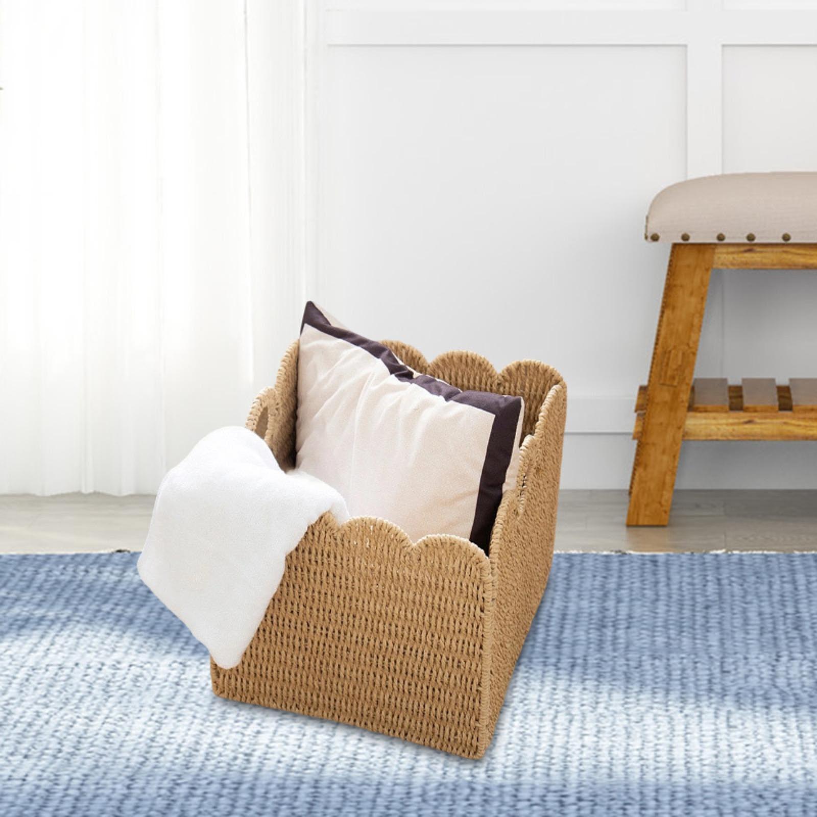 Keranjang Penyimpanan Buatan T - Home Decor Hampers ulasan dan harga