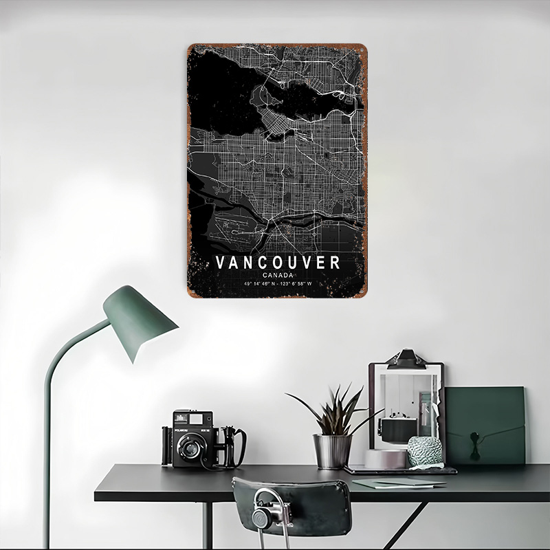 Poster Tekstur Cetak 3D Peta G - Home Decor Vancouver ulasan dan harga