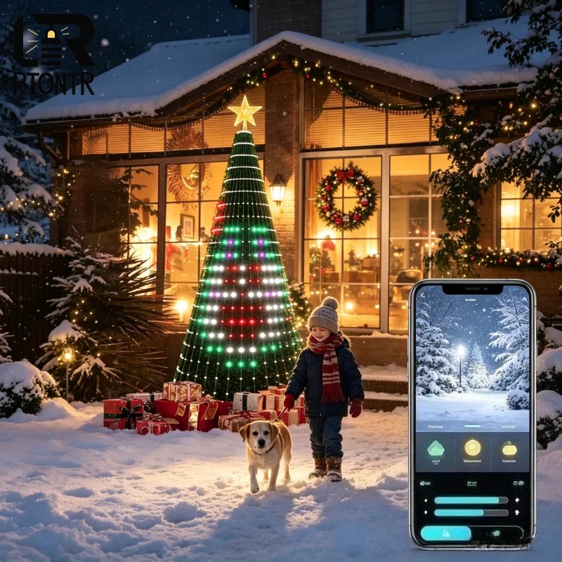 Lampu Pohon Bintang Natal RGB  - Home Christmas Decor ulasan dan harga