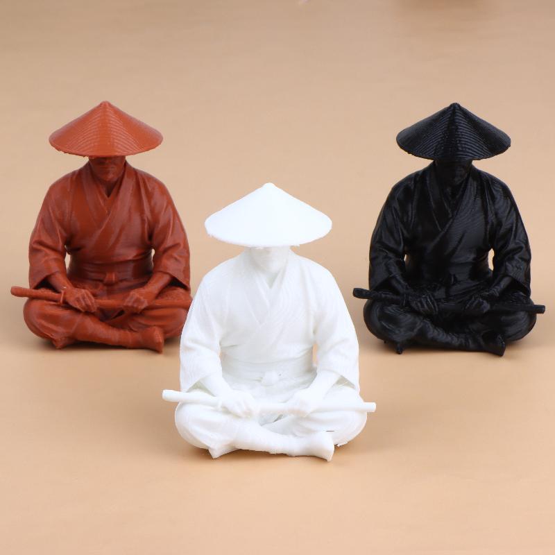 Patung Samurai Meditasi Bergay - Home Decor Zen Style ulasan dan harga