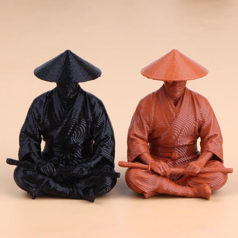 Patung Samurai Meditasi Bergay - Home Decor Zen Style ulasan dan harga
