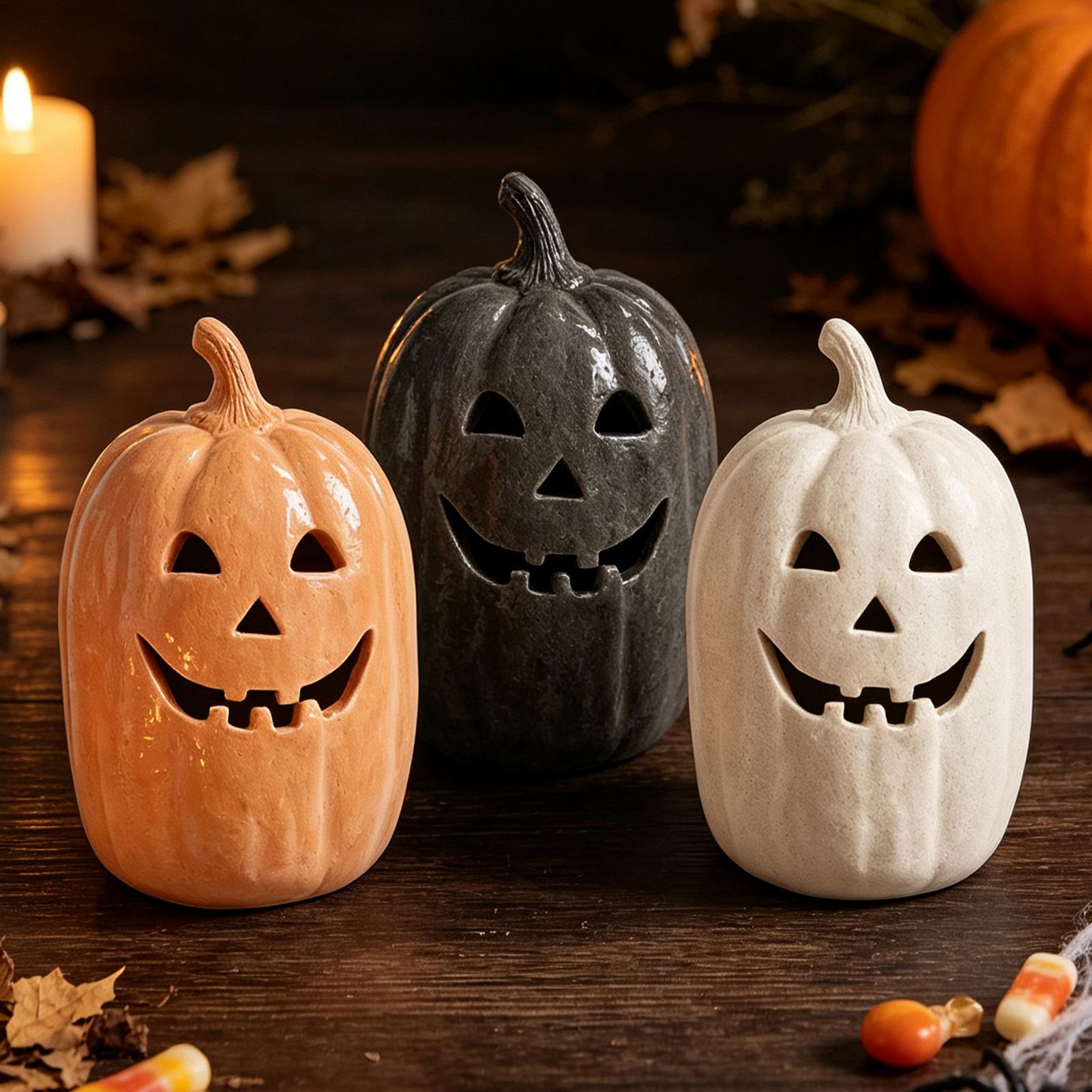 Kerajinan Labu Halloween Resin - Home Decor Handmade ulasan dan harga