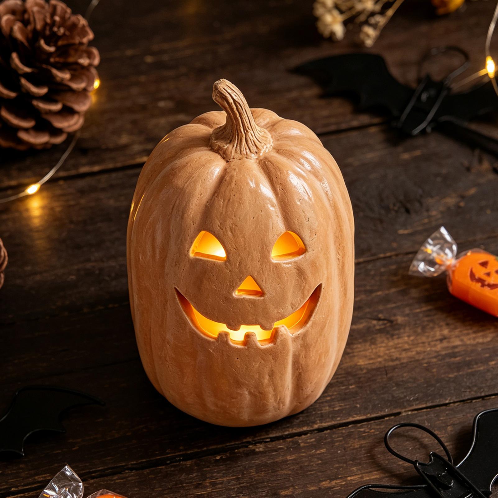 Kerajinan Labu Halloween Resin - Home Decor Handmade ulasan dan harga