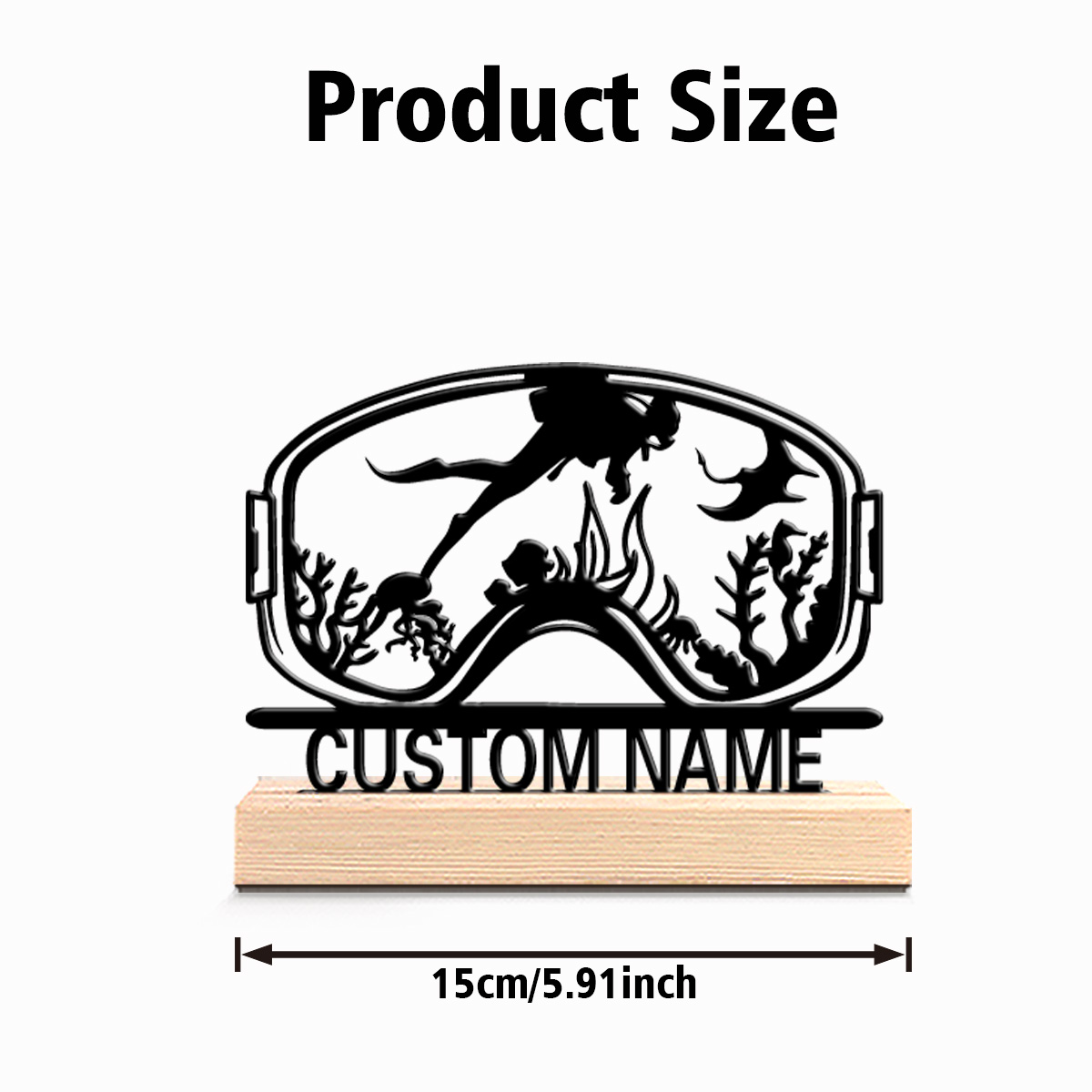 1pc Dekorasi Dinding Kayu Cust - Home Decor Mod ulasan dan harga
