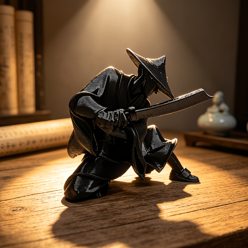 Patung Mini Samurai Tradisiona - Home Decor Zen Style ulasan dan harga