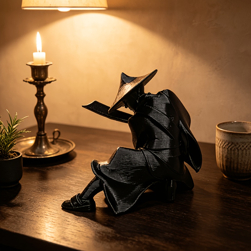Patung Mini Samurai Tradisiona - Home Decor Zen Style ulasan dan harga