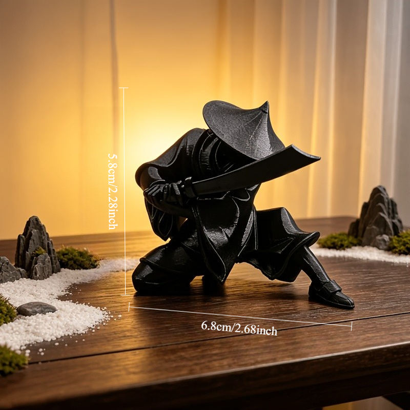 Patung Mini Samurai Tradisiona - Home Decor Zen Style ulasan dan harga