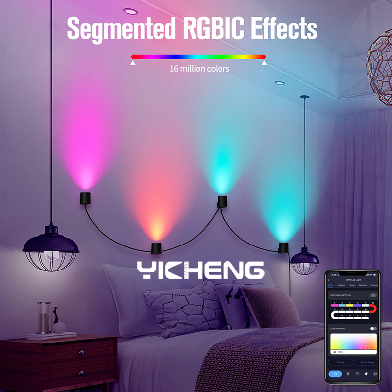 RGBIC lampu dinding pintar apl - Home Decor Free App ulasan dan harga