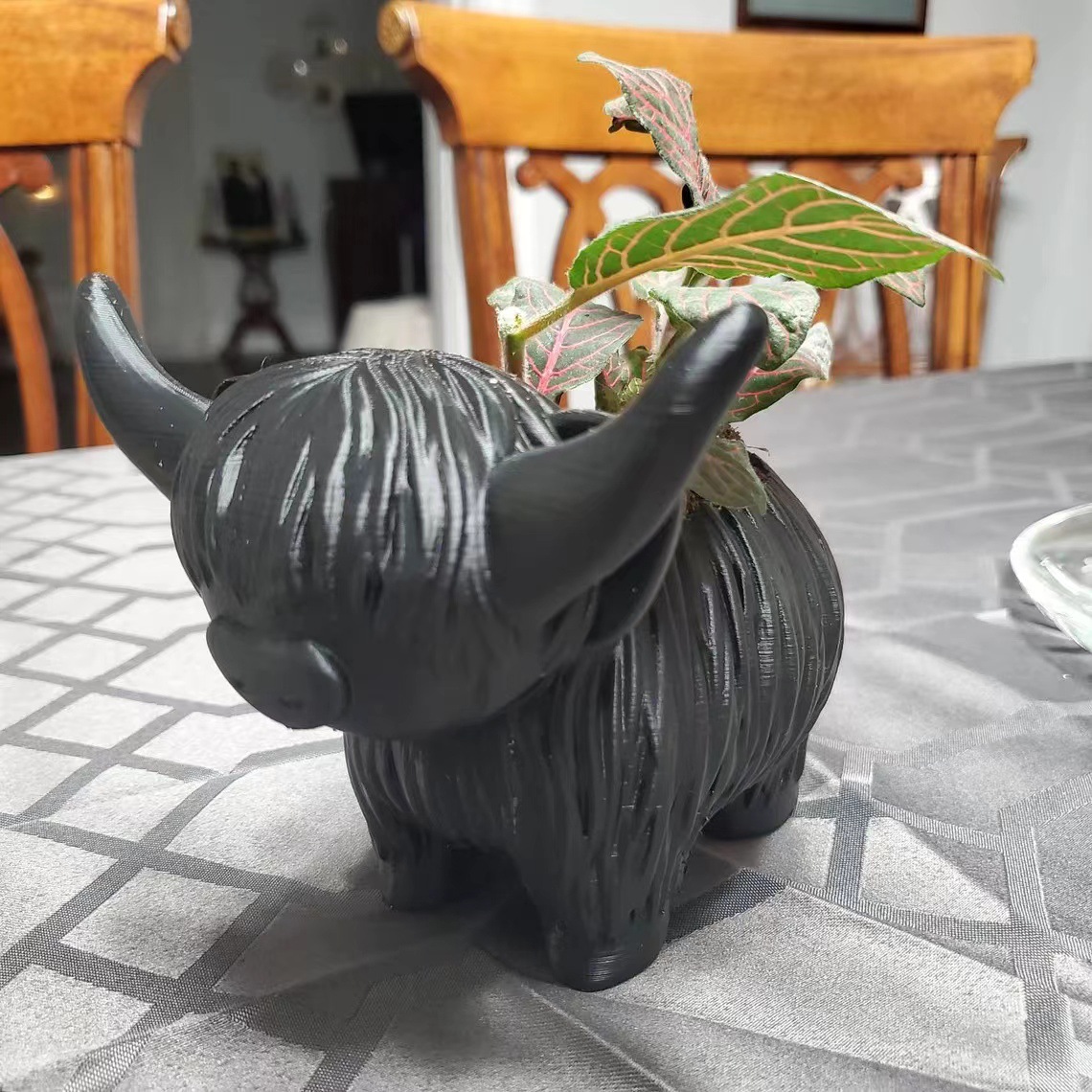 Patung Resin Sapi Dataran Ting - Home Decor Garden Ideas ulasan dan harga