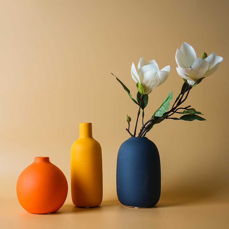 Vas keramik Nordik warna Solid - Glass Vase Nordic ulasan dan harga