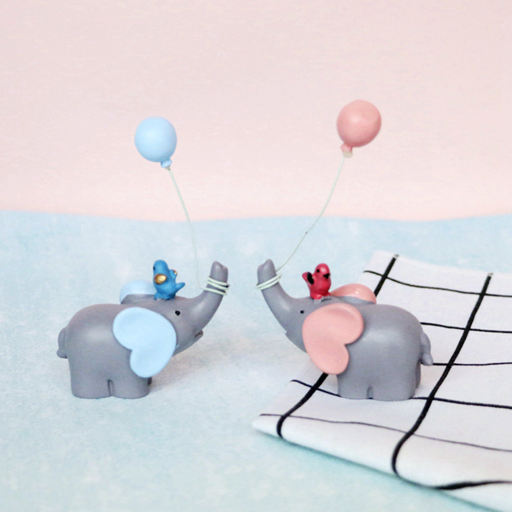 1 Buah Ornamen Gajah Kecil dar - Home Decor Garden Ideas ulasan dan harga