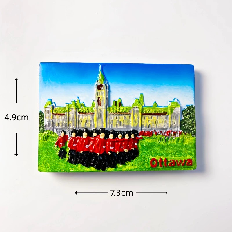 Magnet Kulkas Kanada 3D Resin  - Home Decor Vancouver ulasan dan harga