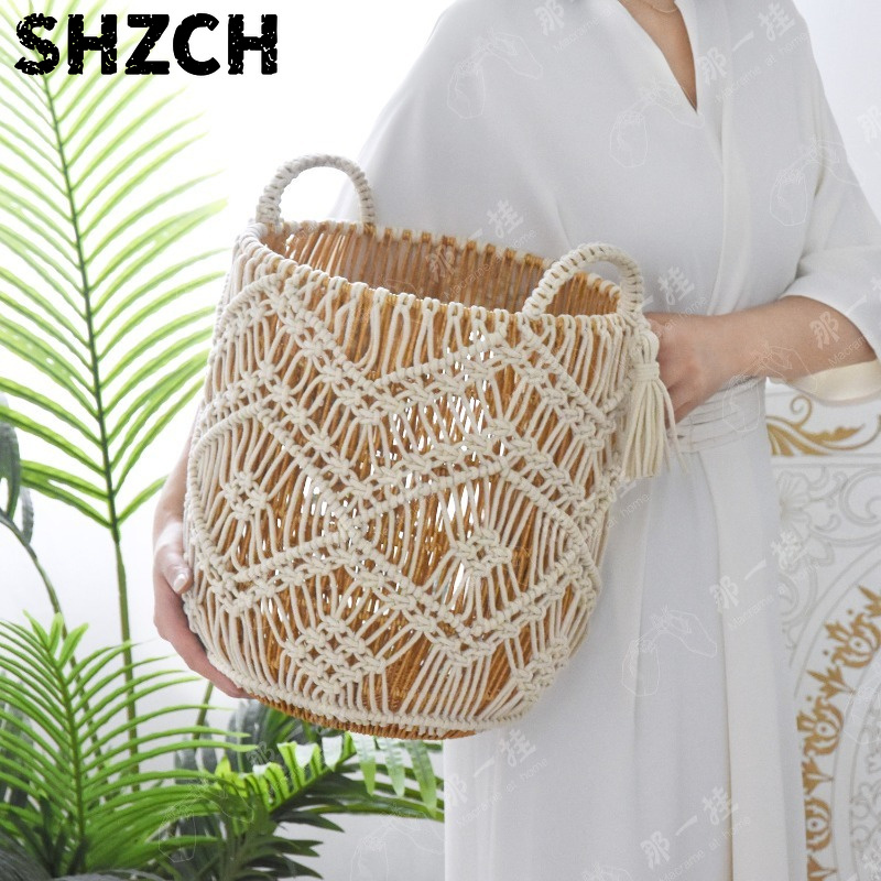Keranjang Penyimpanan Buatan T - Home Decor Hampers ulasan dan harga